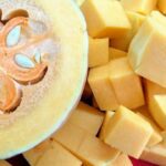 Pokrojona dynia, przygotowana do gotowania