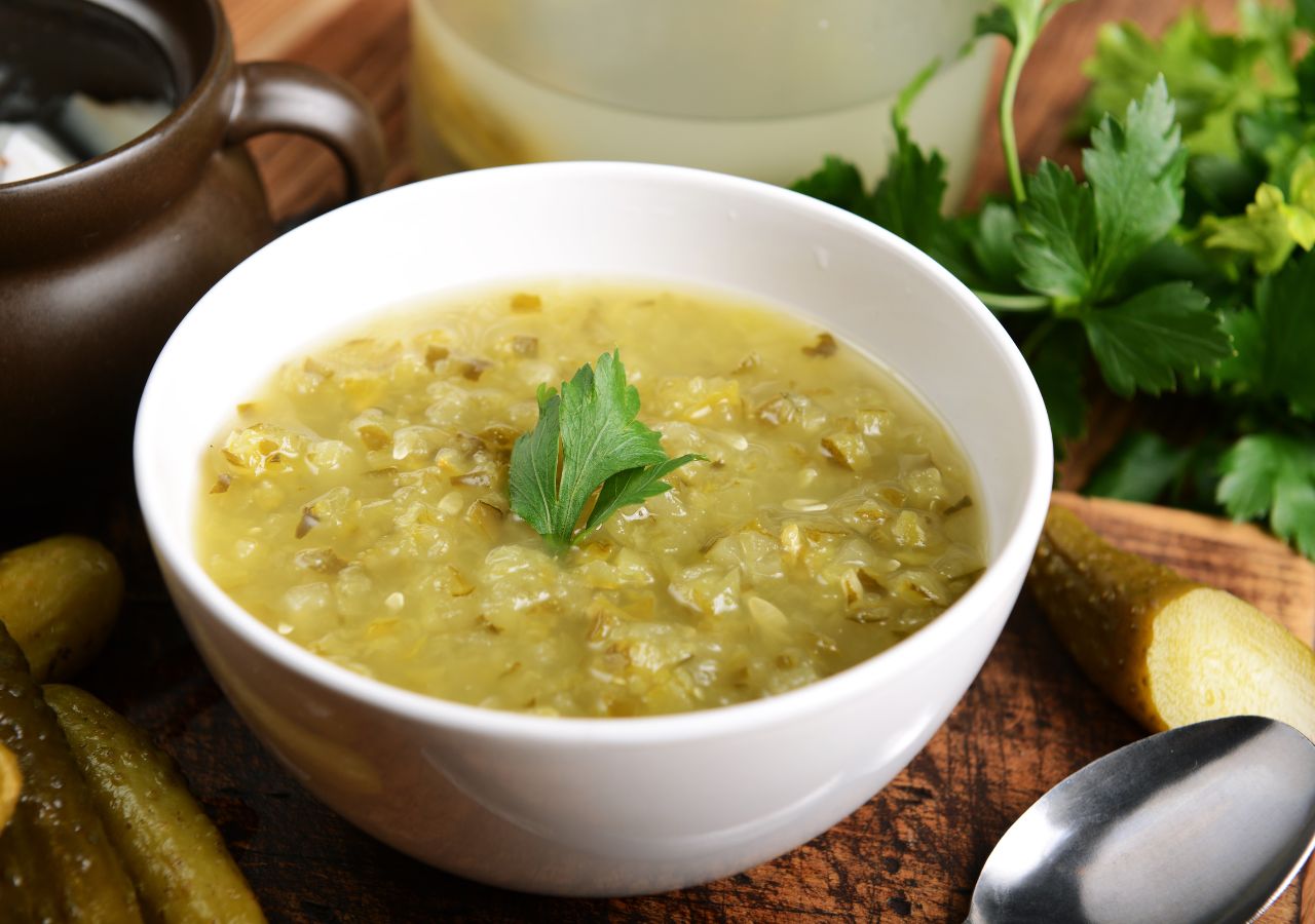 Zupa ogórkowa jak z dzieciństwa. Klucz tkwi w czasie gotowania